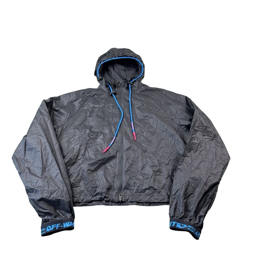Womens NIKE x OFF-WHITE 2019 NRG REFLECTIVE Jacket (BV8039 010) Gyakusou M